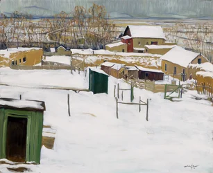 Taos nella neve, c.1914-20